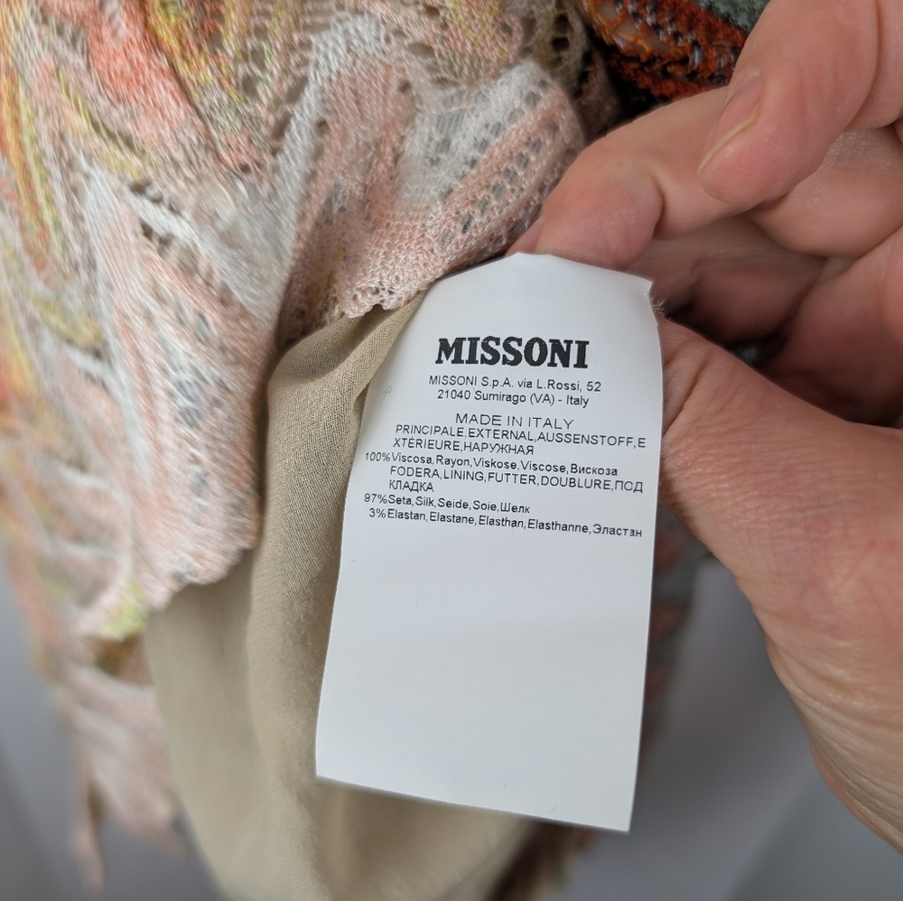 Missoni Knit Dress Size 10(46) In EUC - Picture 14 of 16